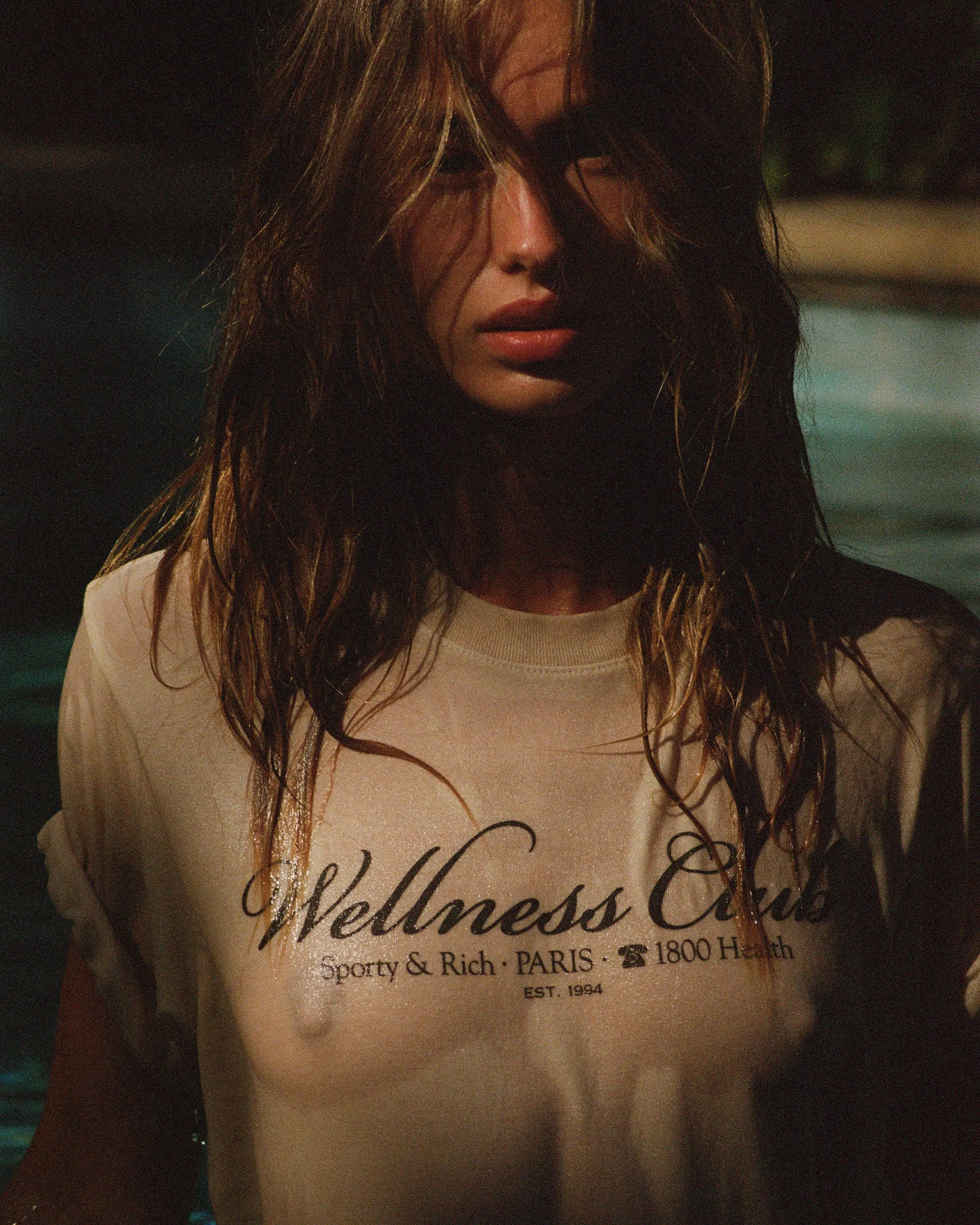 1800 Health T-Shirt - Cream/Chocolate