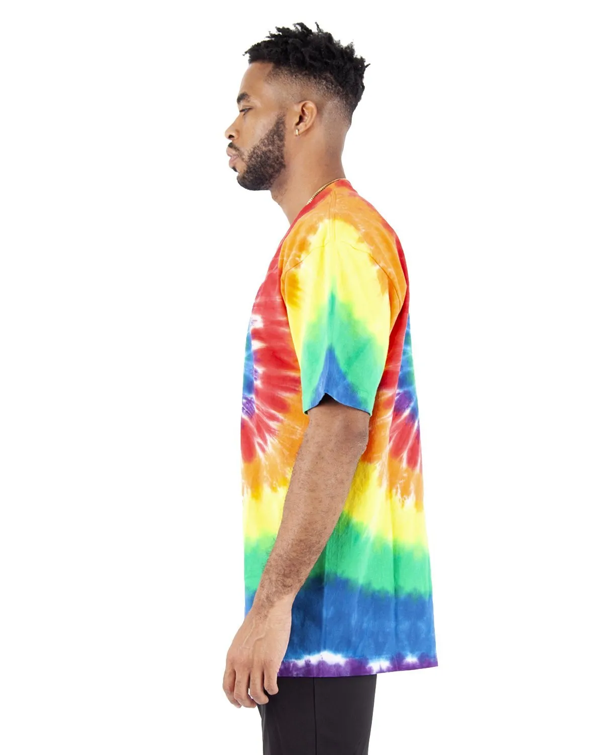 7.5 OZ MAX HEAVYWEIGHT TIE DYE - CLASSIC RAINBOW