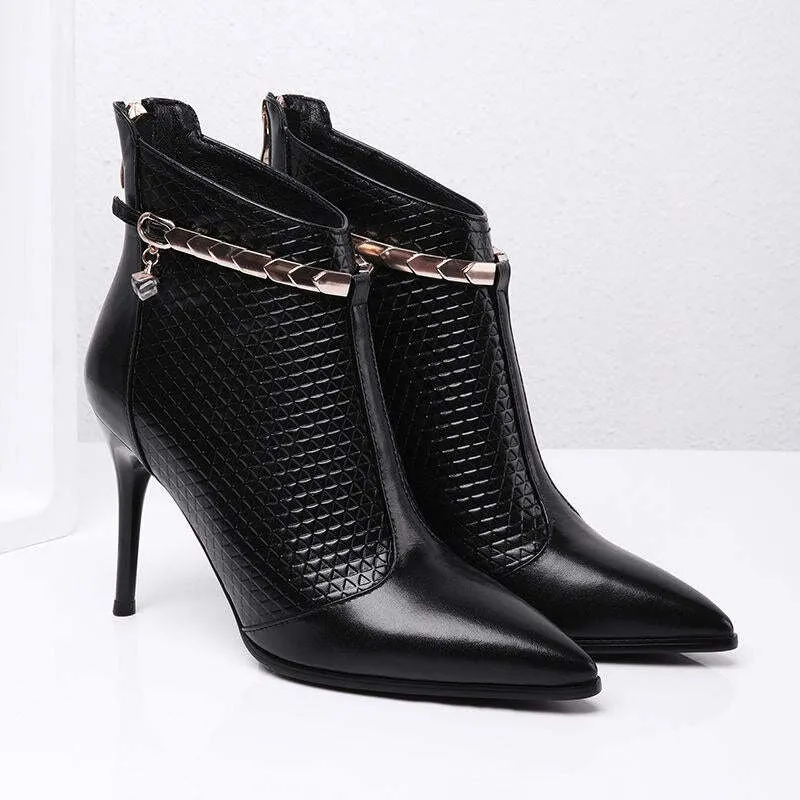Autumn winter boots women boots stiletto high heel ankle boots ankle boots