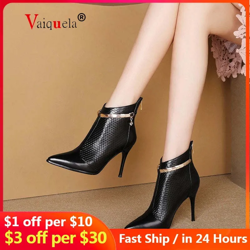 Autumn winter boots women boots stiletto high heel ankle boots ankle boots