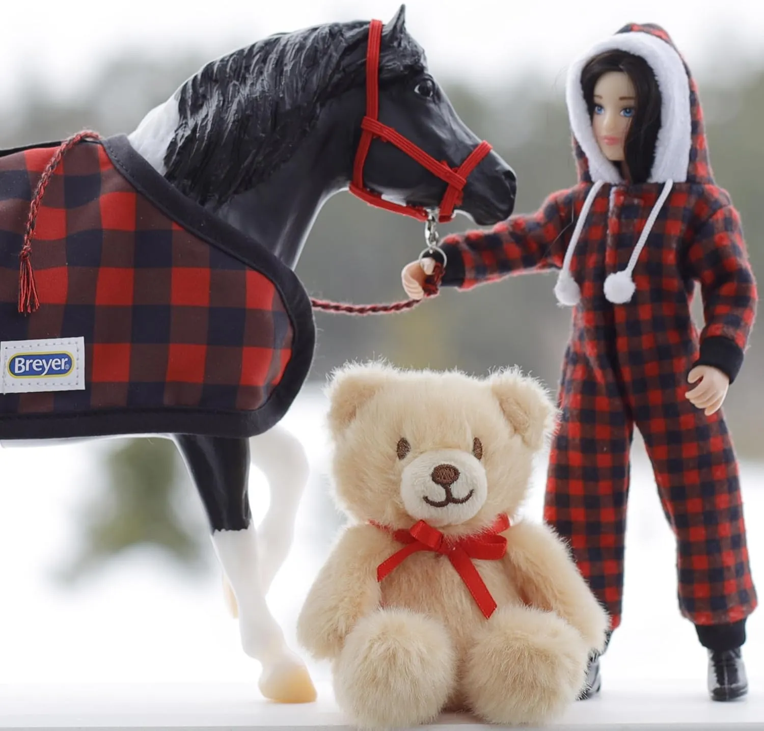 Breyer Pajama Party Holiday Horse & Rider Set