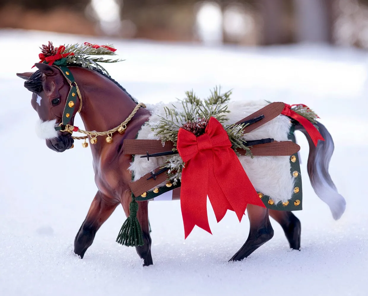 Breyer Pajama Party Holiday Horse & Rider Set