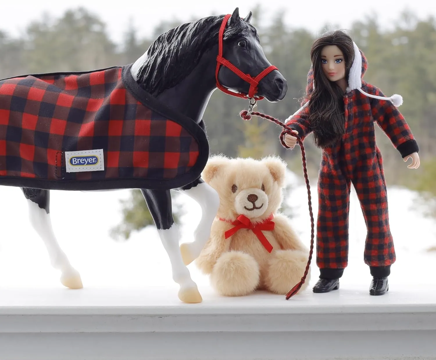 Breyer Pajama Party Holiday Horse & Rider Set