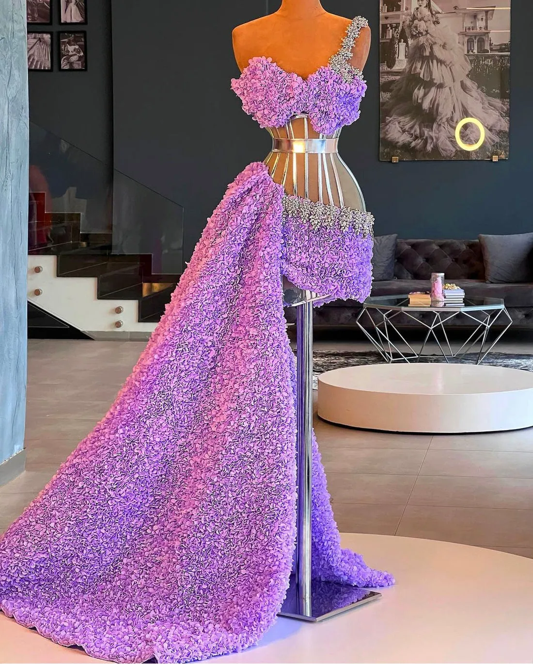 Camila Elegant Purple  Evening Dress