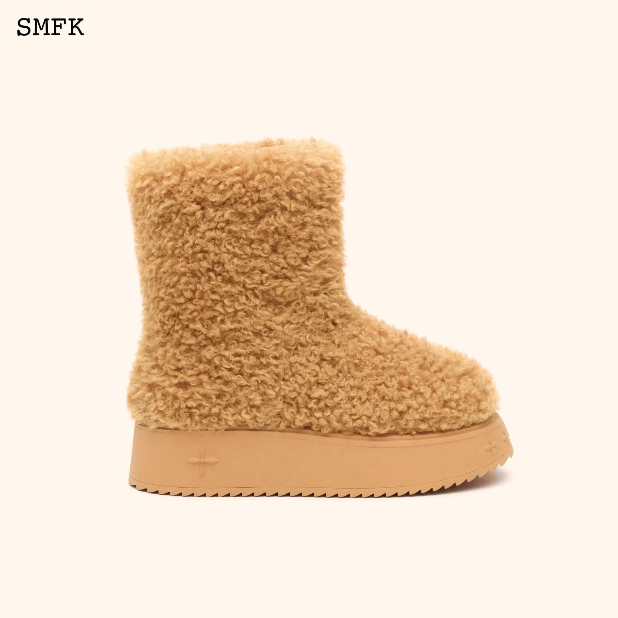 Compass Woolly Wheat Fluffy Boots