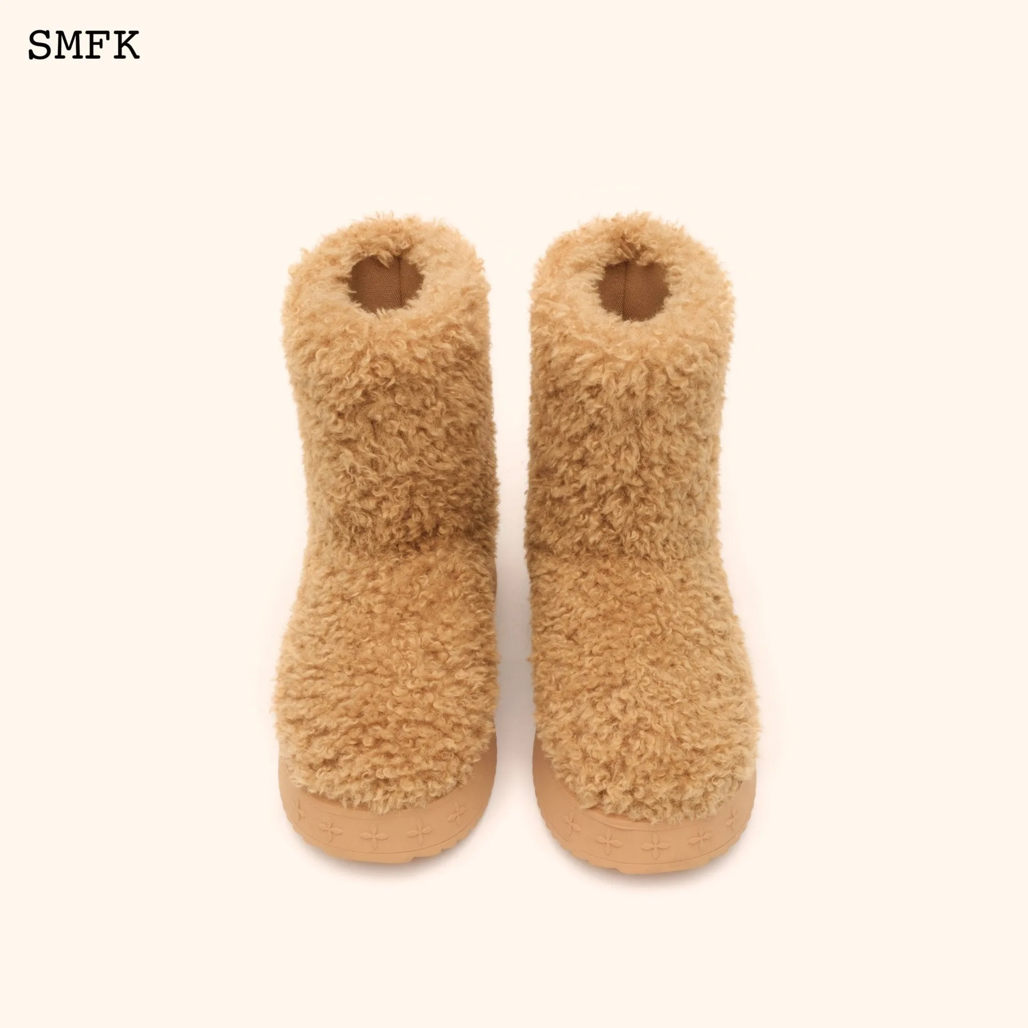 Compass Woolly Wheat Fluffy Boots