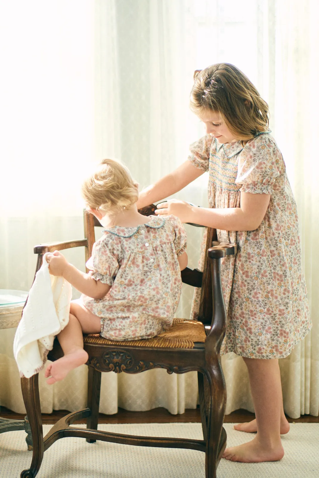 Emmy Dress in Scattered Wildflower