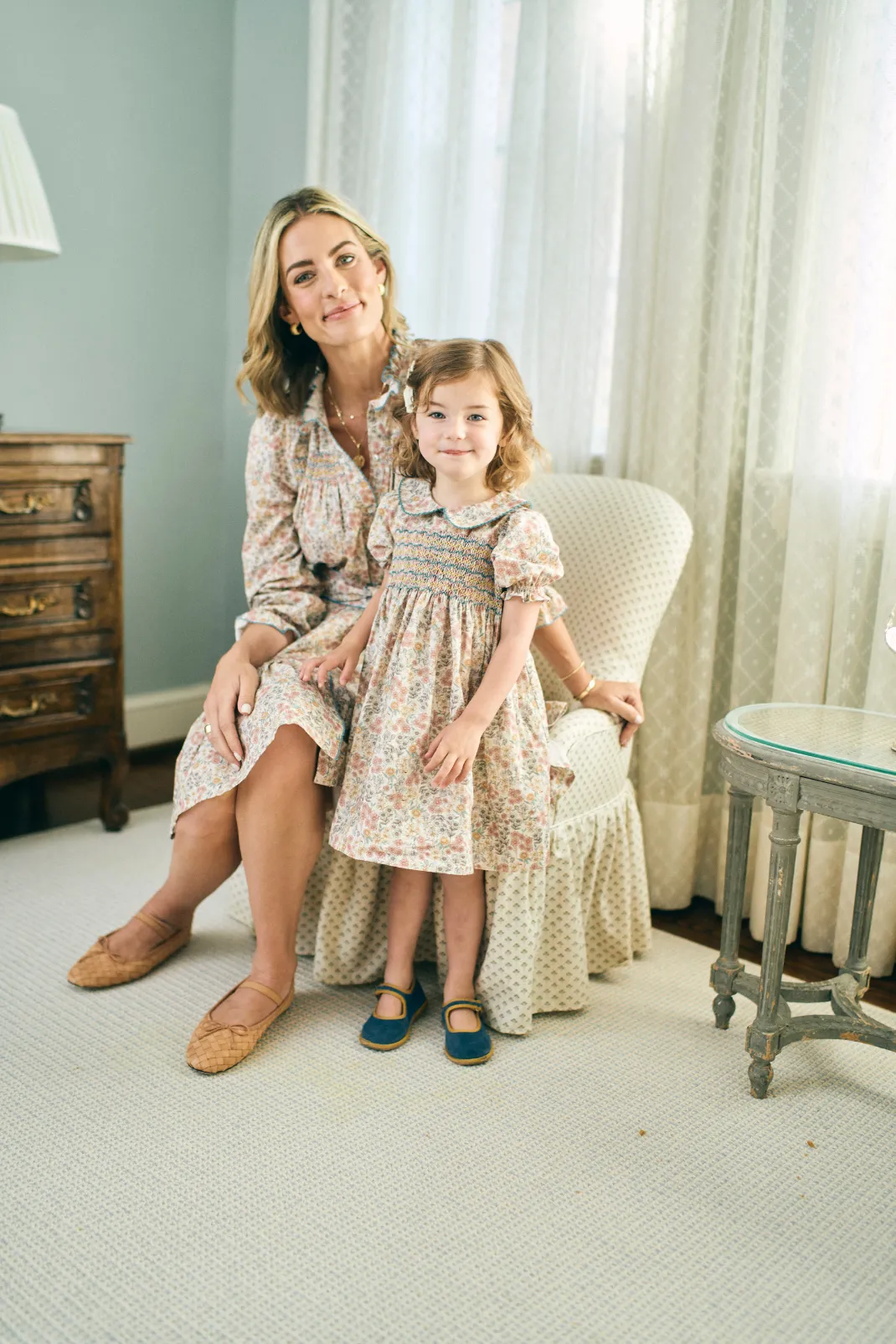 Emmy Dress in Scattered Wildflower