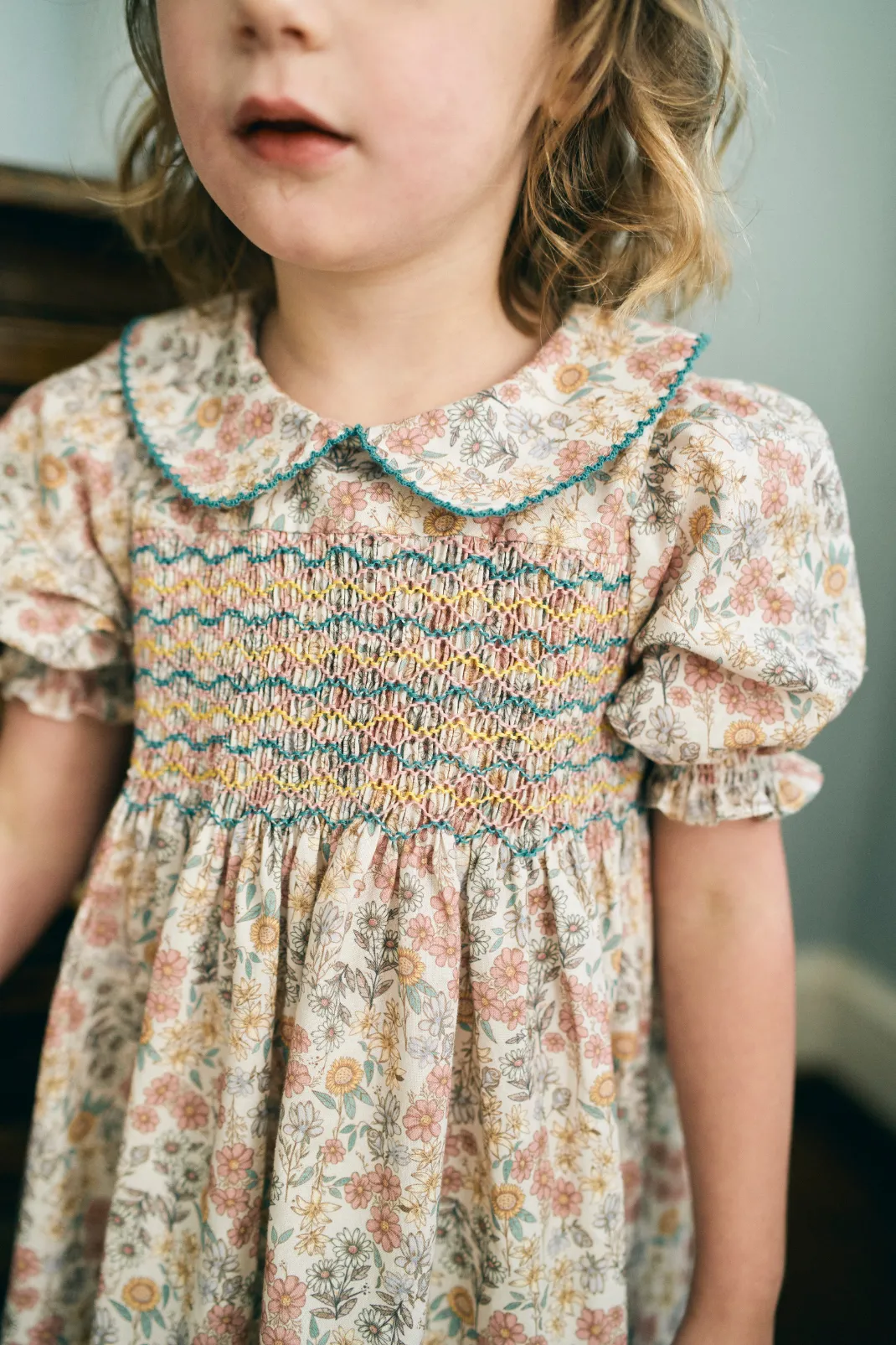 Emmy Dress in Scattered Wildflower