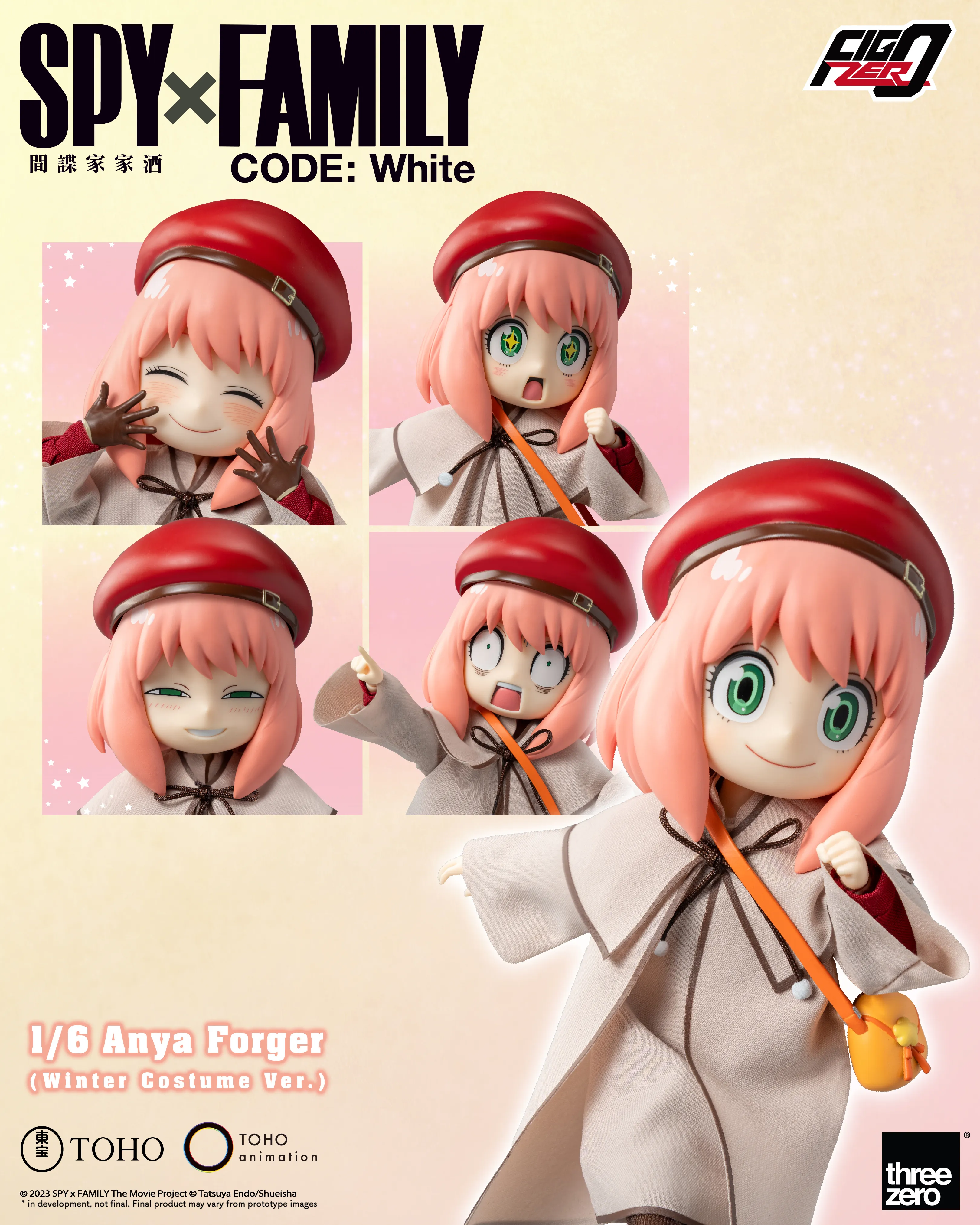 FigZero - Anya Forger (Winter Costume Ver.) - Spy X Family Code: White 1/6