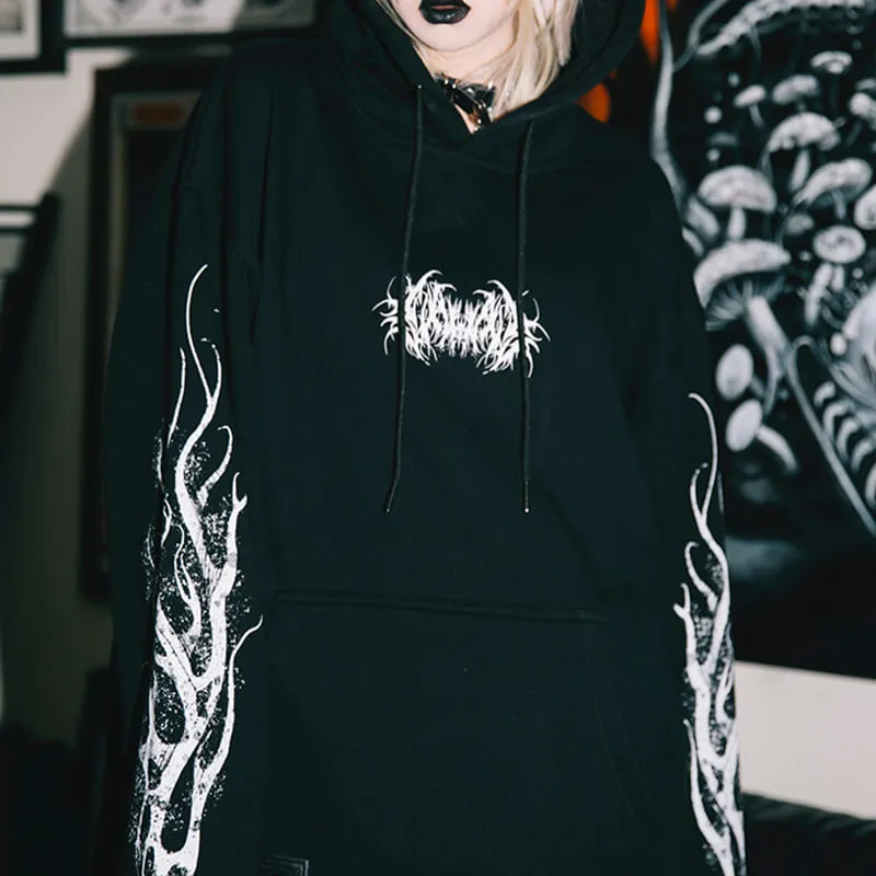 Hardcore Aesthetic Hoodie Many Headed Snake