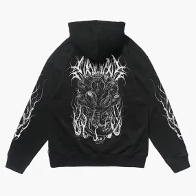 Hardcore Aesthetic Hoodie Many Headed Snake