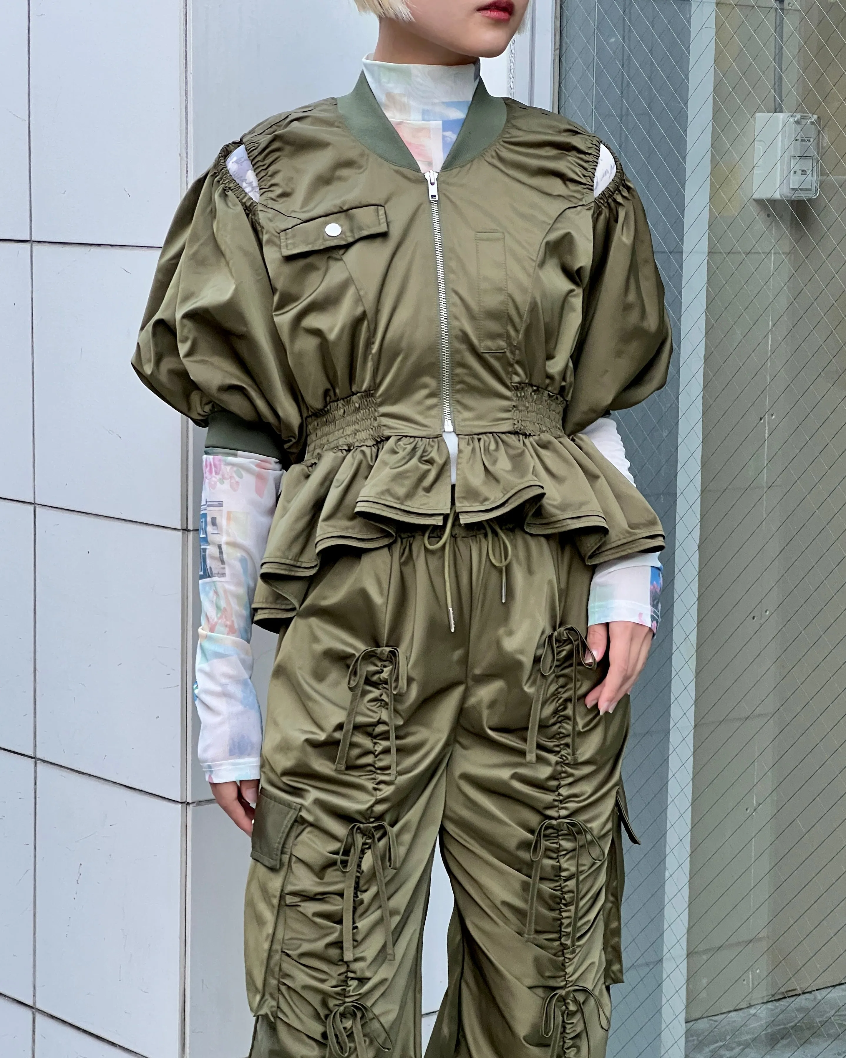 MEMORY COLLAGE SEE-THROUGH TOPS