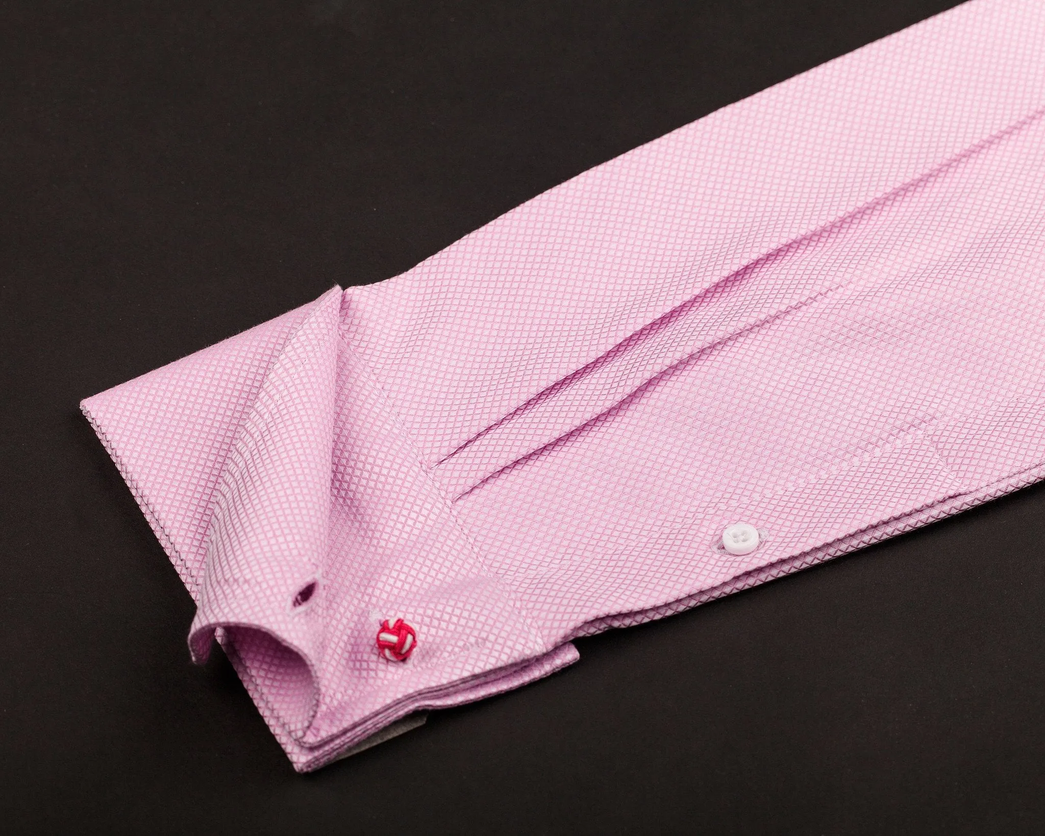 Pink Marcella Formal Business Dress Shirt Luxury Double French Cuff Fashion