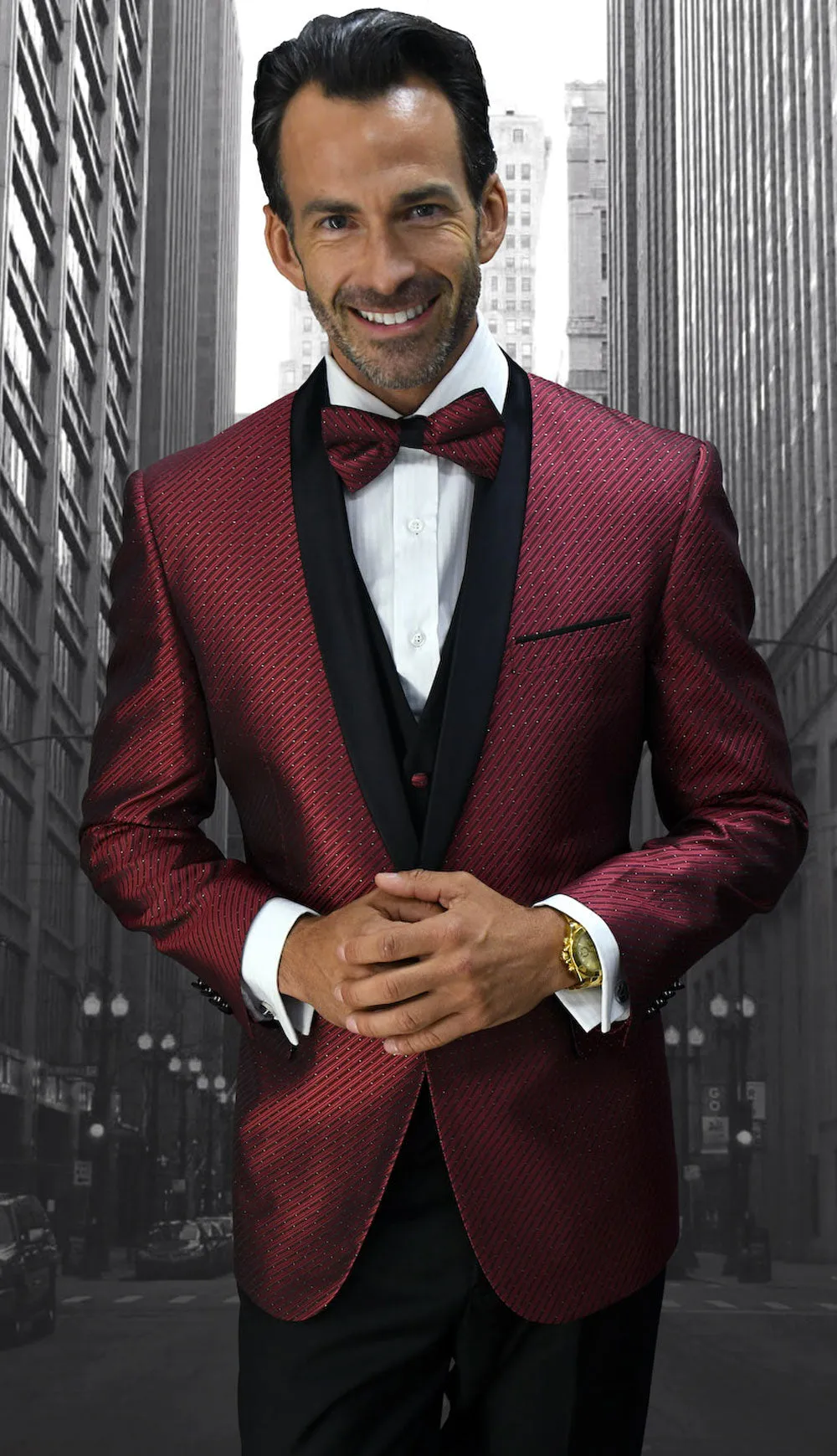 Statement  BELLAGIO-6-BU Mens Suit