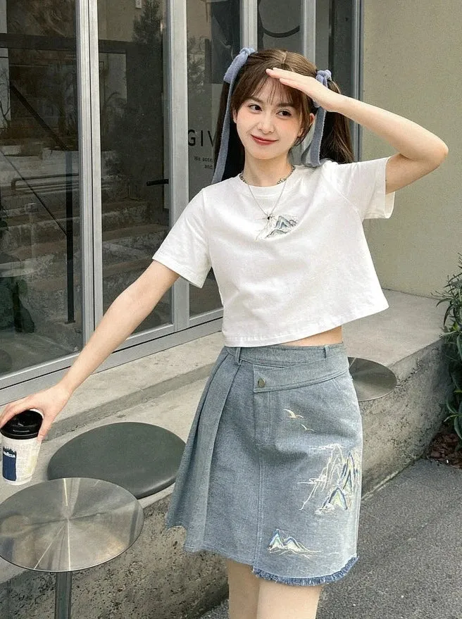 Tops Genderless Summer Dark China