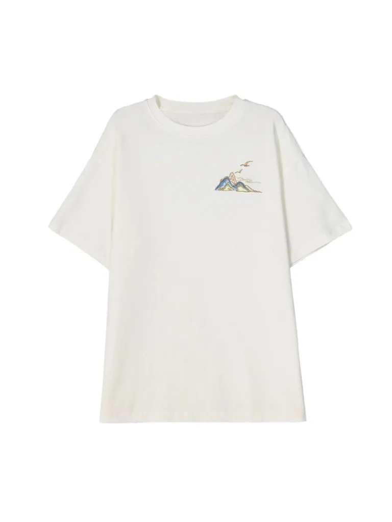 Tops Genderless Summer Dark China
